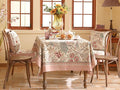 Patdrea Designer Linen Table Cloth for Rectangle Table – Pink, Vintage