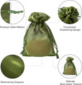 Moss Small Organza Bags 3X4 Inch for Wedding Favors, 20 Pcs – Green