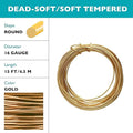 The Beadsmith Wire Elements Craft Wire, Tarnish Resistant