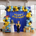 Thick Glitter Backdrop Curtain Panels for Parties, 20x10ft – Royal Blue