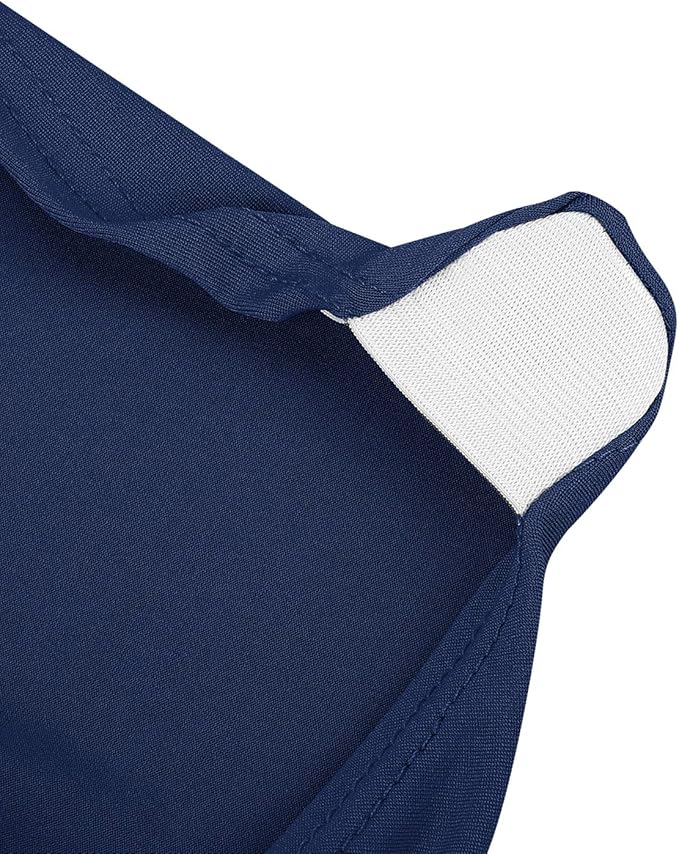 Dining Chair Slipcovers in Navy Stretch Spandex, 25 Pack