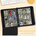 Trading Card Binder, Card Collection Binder Album Folder with 720 Side