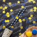 Blue and Yellow Star Confetti Table Decoration for Graduation – Gold