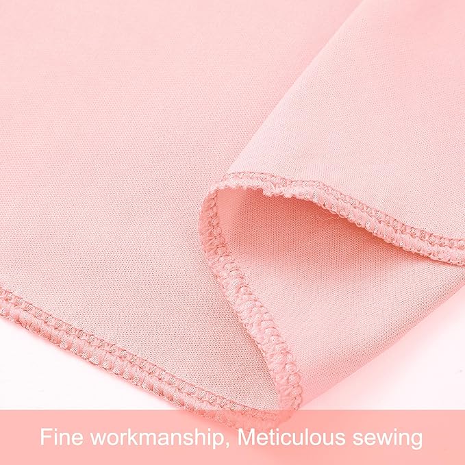 Backdrop Curtain Set, Blush Pink, 4 Panels, 5ft x 12ft Wrinkle-Free