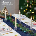Candle Holder Glass Candlestick Holders: Taper Candle, 20PCS – Clear
