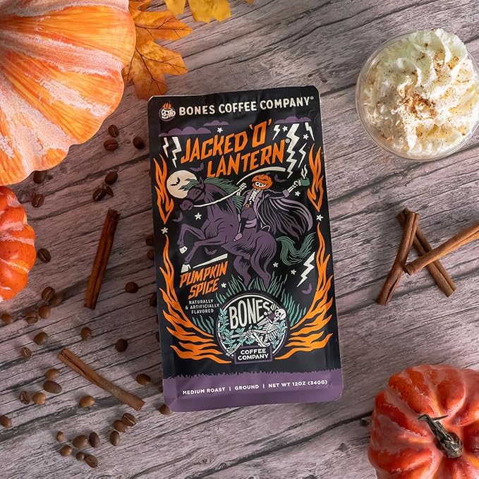 Roasted Coffee Beans, Pumpkin Spice Medium Roast, Whole Bean or Ground