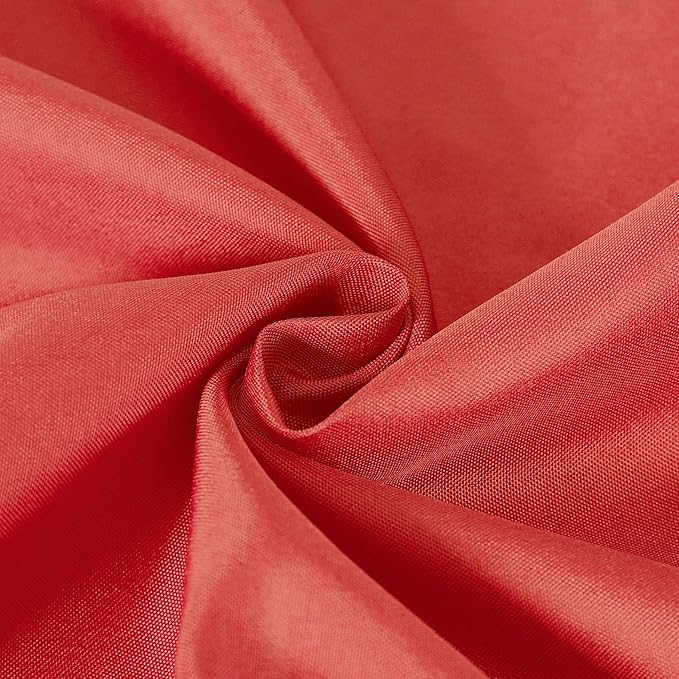 Cupuamon Square Tablecloth 70x70 inch Washable Polyester Fabric Table Cloth for Wedding Party Dining Banquet Decoration（70x70,Red）