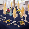 Square Tablecloths, 6 Pack, Stain Resistant, 70 X 70 Inches