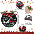 Jesus Is the Reason for the Season Front Door Sign Wreath(11.4")