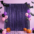 Sequin Backdrop – Purple, 10Ft X 10Ft Glitter Photography Background