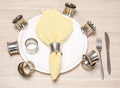 Napkin Rings Set of 12 – Silver