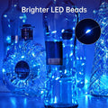 Wine Bottle Lights with Cork 20 LED Christmas Mini Fairy, 10 Pack