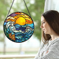 Stained Glass Window Hanging