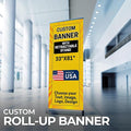 33" X 81" Custom Retractable Banner with Stand by Dreamcontroller( )