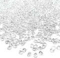 Fake Ice Rocks, 5000 pcs 5 * 7 mm Acrylic Ice Cubes Plastic Crystals Fake Crushed Ice Rocks Acrylic Gems for Vase Fillers Party Decor