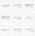 Divorce Quotes, White Cotton Cocktail Napkins