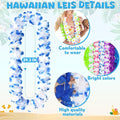 Luau Party Decorations, 36PCS Hawaiian Themed Leis Necklace Costume