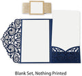 Laser Cut Wedding Invitations with Envelopes and RSVP Cards, 50PCS