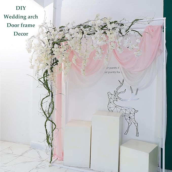 Artificial Tree Vine Garland 118 Inch Green Poseable Ivy Branches