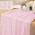 2 Pack Cheesecloth Table Runner 10Ft Christmas Gauze Boho Table Runners for Wedding Decor Bridal Shower Decorations Baby Shower Party(35" x 120")