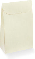 Boxes Craftory Pack of 20 Party Favor Boxes (4.52 x 2.16 x 7 inch) - Ideal for Wedding, Christmas Gift, and Bridal Shower - Light Ivory White Silk