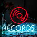 Vinyl Records Neon Sign, Neon Lights For Wall Decor, Funky Music Led Wall Decor, Aesthetic Grunge Neon Sign Room Decor -Energize Your Space With Magical Ambiance（16.5 X 12.6 inch）