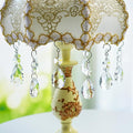Crystal Suncatcher Bauhinia Prisms Pendants 10Pcs Chandelier, 3Inch