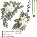 Faux Arch Flower Swag Set of 2 for Wedding Welcome Signs Floral Swag