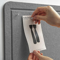 Bulletin Board, 24 X 18 Inches Felt Board Decorative Pin Board