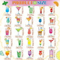 Tropical Drink Cruise Door Decorations Funny Magnetic Cruise, 25 Pieces