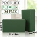 24 Packs Floral Foam Blocks Wet & Dry Floral Foam Bricks