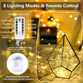 2-Pack Fairy Lights Battery Operated with Remote