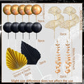 Boho Cake Topper Gold Ball Cake Top Man Cake Decorations Roar – Black
