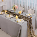 And Gold Cheesecloth Table Runner, 10 FT – Black