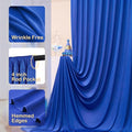 Wrinkle Free Backdrop Curtains for Party, 10x10 Ft – Royal Blue