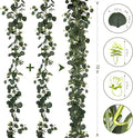 Eucalyptus Garland, 2 Packs 6FTGreen Flower Garland Decor