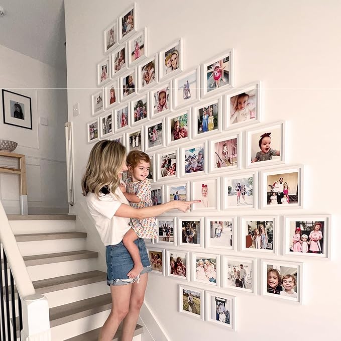Mixtiles Official - Custom Photo Tiles - Personalized Printed Photos - Magnetic Wall Frames - Adhesive Sticker, No Nails - Various Sizes and Frames - 8x8-tiles-Tile - Canvas Frame