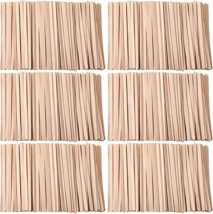 Drink Stirrers: 5000 Count Disposable Wood Sticks, 5.5 Inch for Coffee & Tea