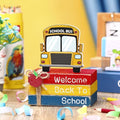 Back to School Table Decorations First Day of School Tiered Tray, 4 Pcs