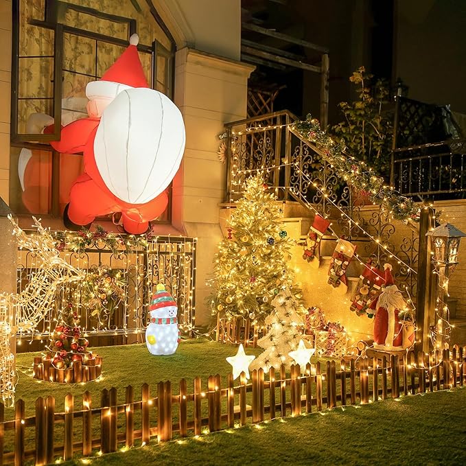 String Lights, 720 LED Warm White, 230 ft Outdoor Christmas Lights