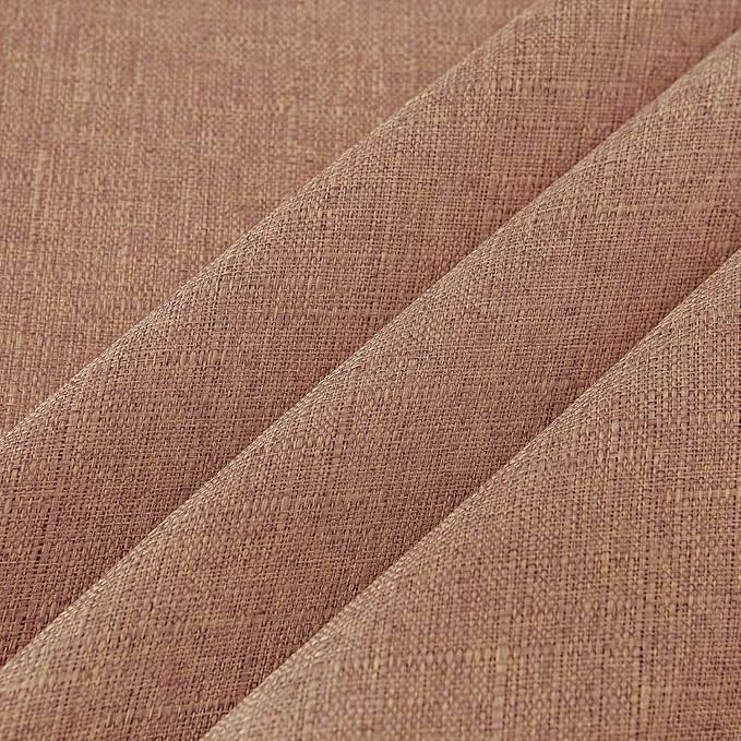 NLMUVW Mocha Linen Tablecloth 84 Inch, Rectangle Textured Table Cloth Water Resistant Farmhouse Table Cover for Kitchen Dining Coffee, 54 x 84 Inch