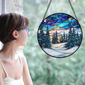 Stained Glass Window Hanging