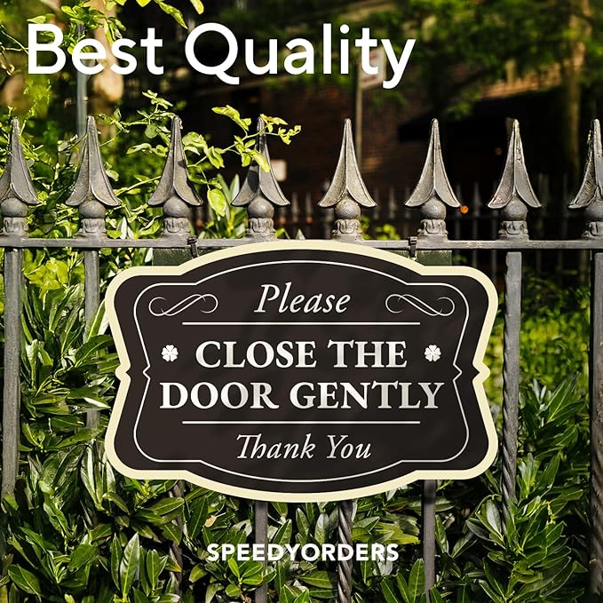 Custom Outdoor Decorative Metal Sign, Personalized Aluminum Sign, 14x10 In, Black Charcoal