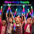 Foam Glow Sticks, 112 PCS, Foam Light Up Sticks Party Supplies