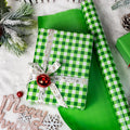 Checkerboard Wrapping Paper – Green, Gift Wrap for Birthday