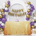 Sequin Tablecloth Sparkly Table Cloth for Wedding, 50 X 72 Inch – Gold