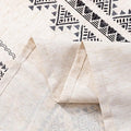 Boho Rectangle Tablecloth Farmhouse Tablecloth Waterproof, 60x102 – Linen