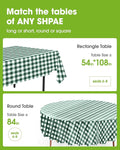 10 Pack Plastic Table Cloth Disposable