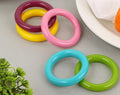 Napkin Rings Set of 12, Epoxy Resin Napkin Holder Cuffs for Dinner