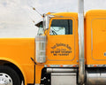 Custom US DOT Trucking Decal Stickers Tow Truck, Trucking